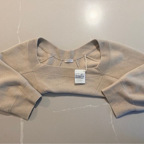 Brunello Cucinelli Cashmere Double Knit Shrug - Picture 2 of 7